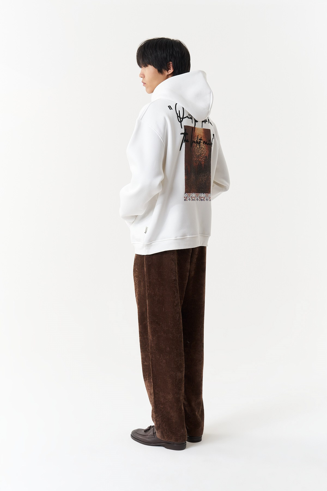 Silent Intensity Oversize Erkek Sweatshirt Ekru