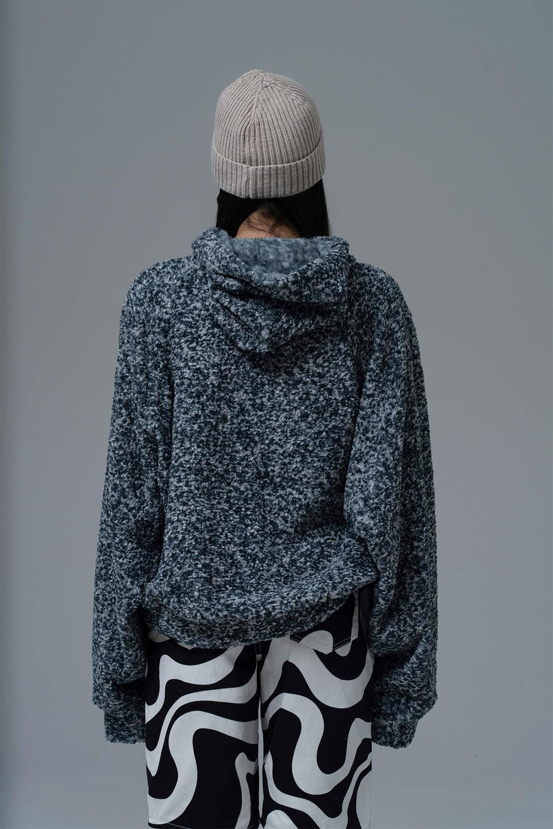 Soft Haven Oversize Welsoft Sweatshirt Kadın Siyah