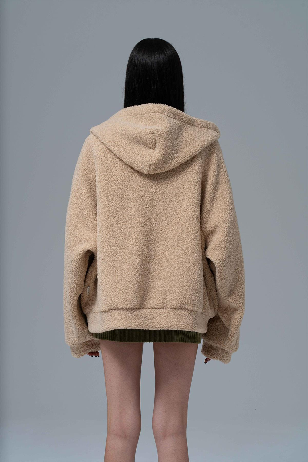 Soft Haven Oversize Welsoft Sweatshirt Kadın Bej