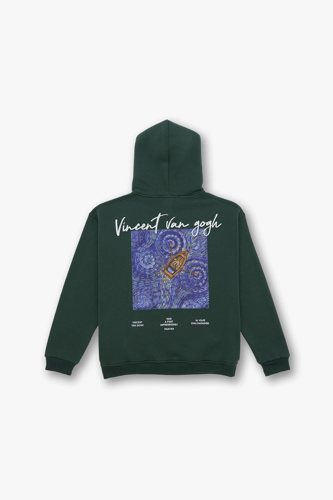 Starry Flow Oversize Sweatshirt Erkek Yeşil
