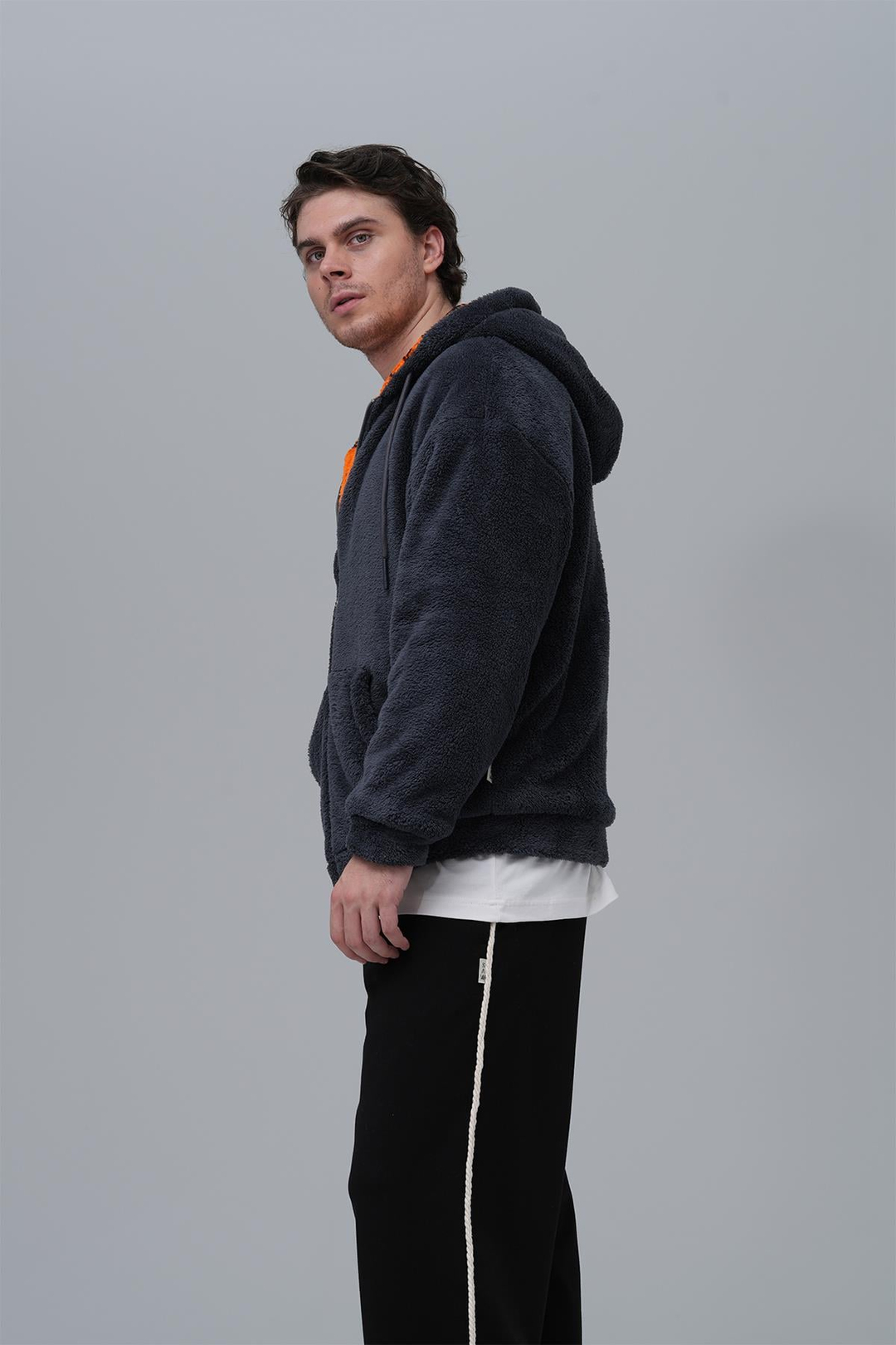 Timeless Legend Oversize Sweatshirt Erkek Füme