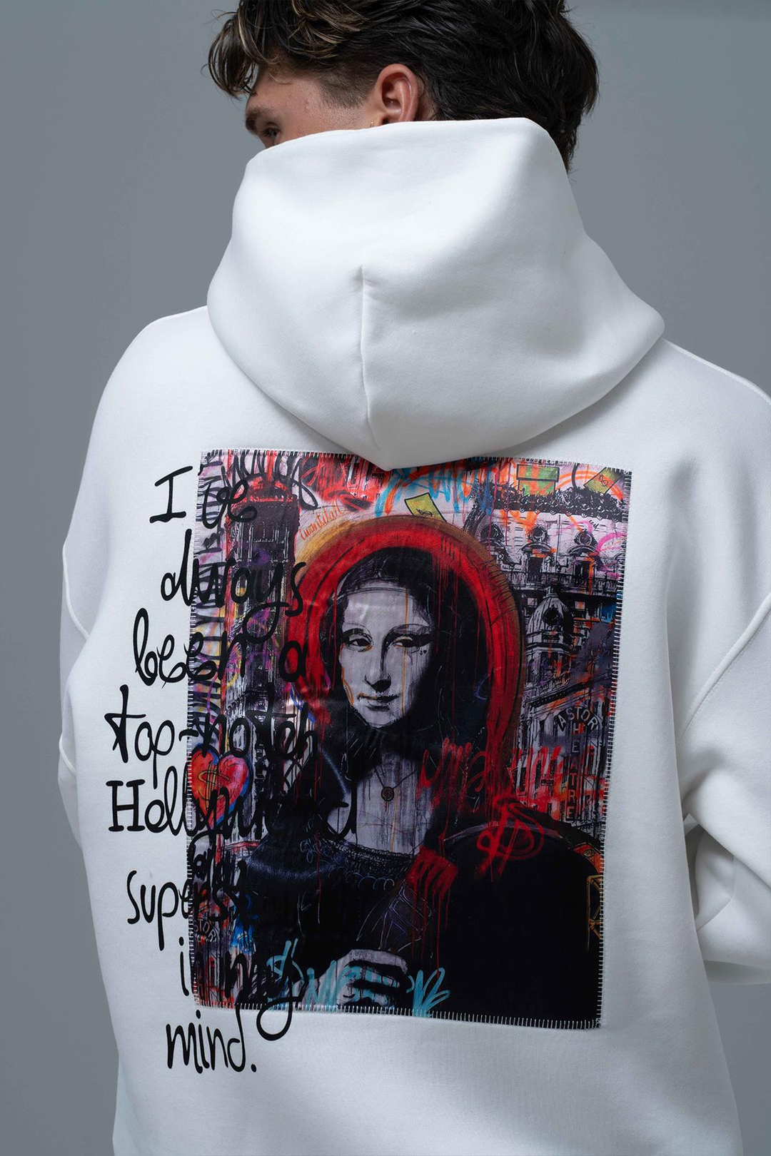 Top-Notch Oversize Sweatshirt Erkek Taş