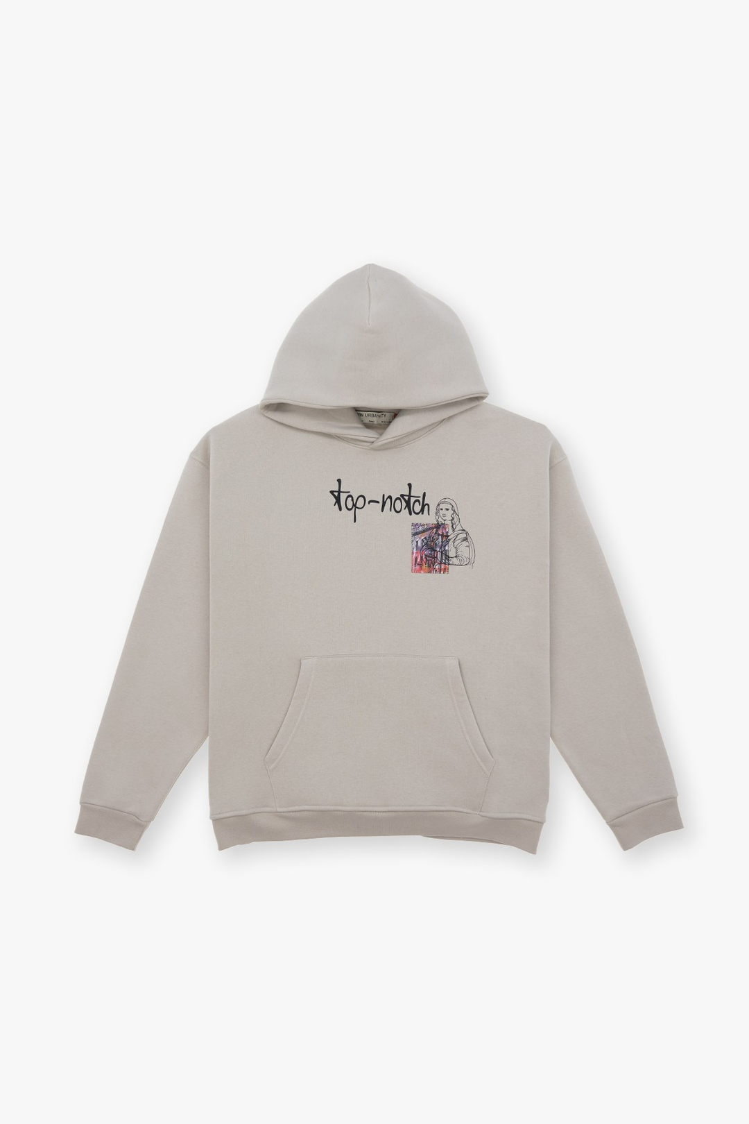 Top-Notch Oversized Sweatshirt Stone
