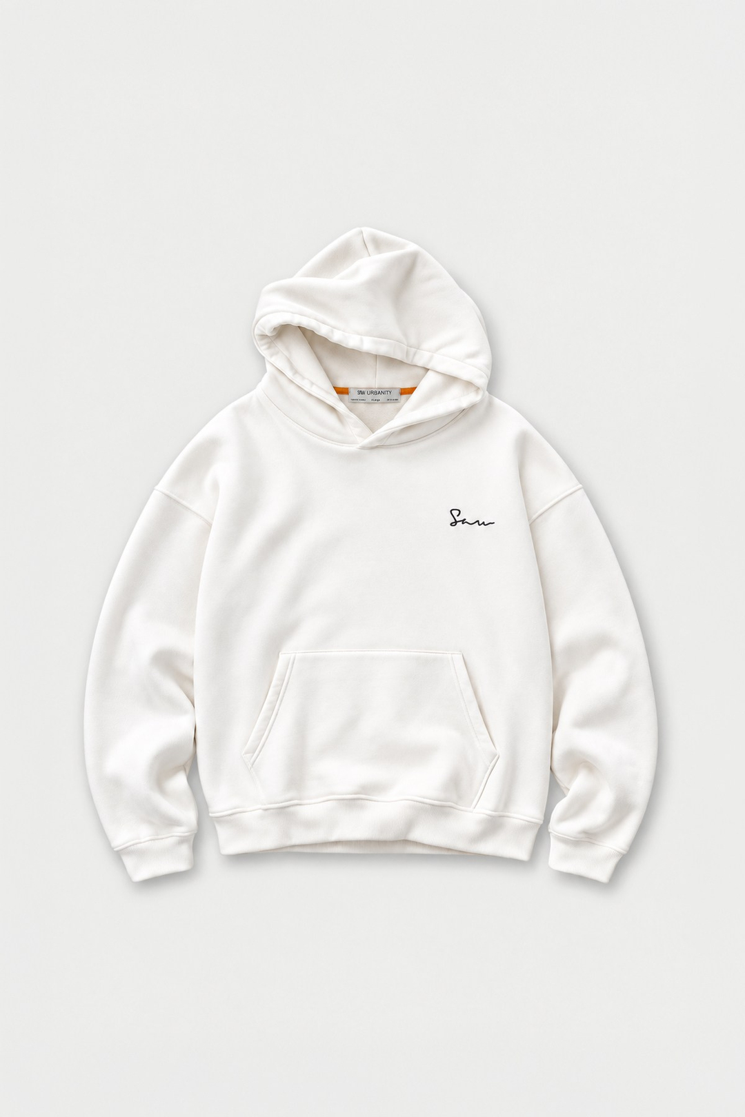 Unspoken Canvas Oversize Erkek Sweatshirt Ekru