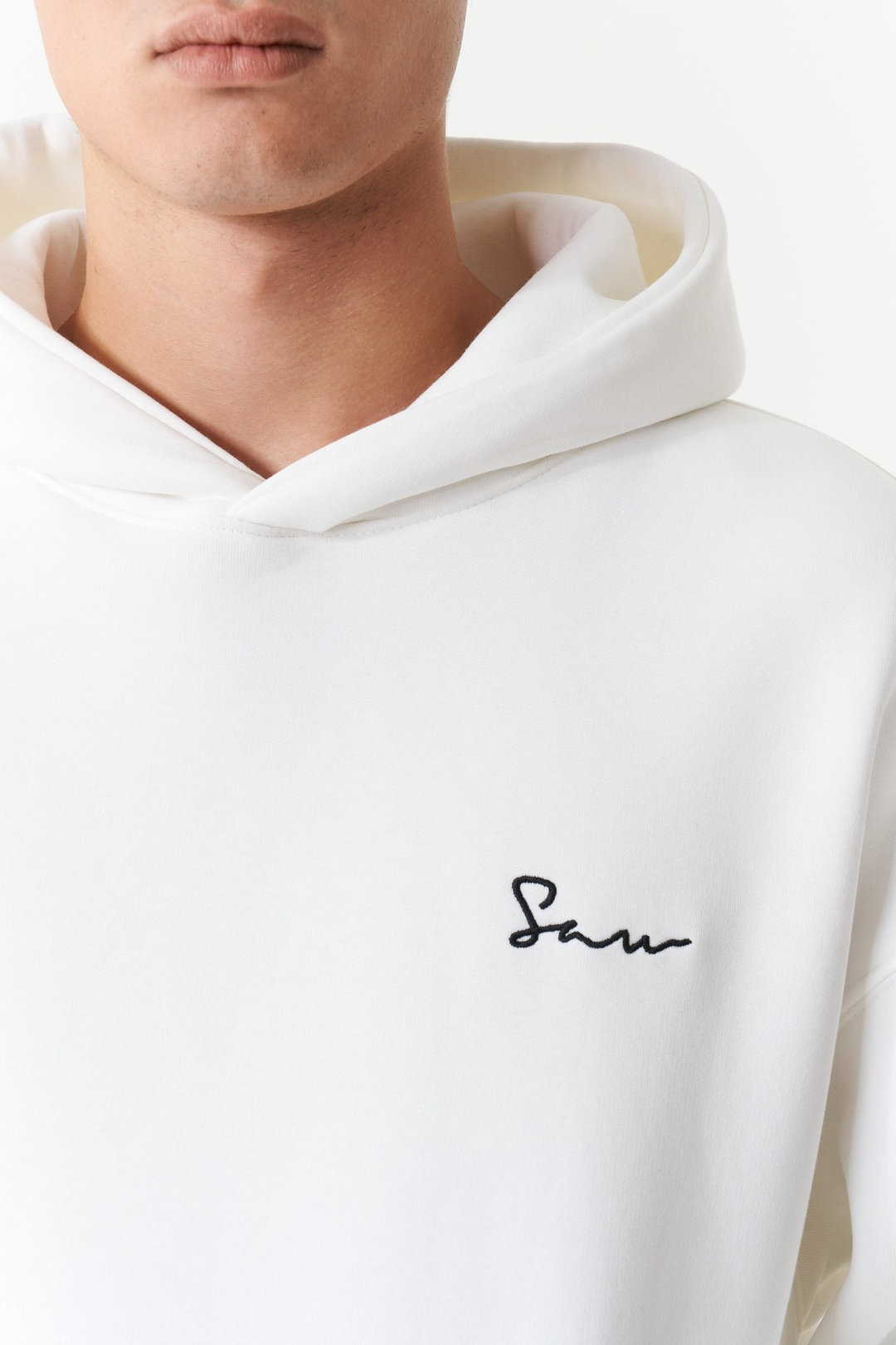 Unspoken Canvas Oversize Erkek Sweatshirt Ekru