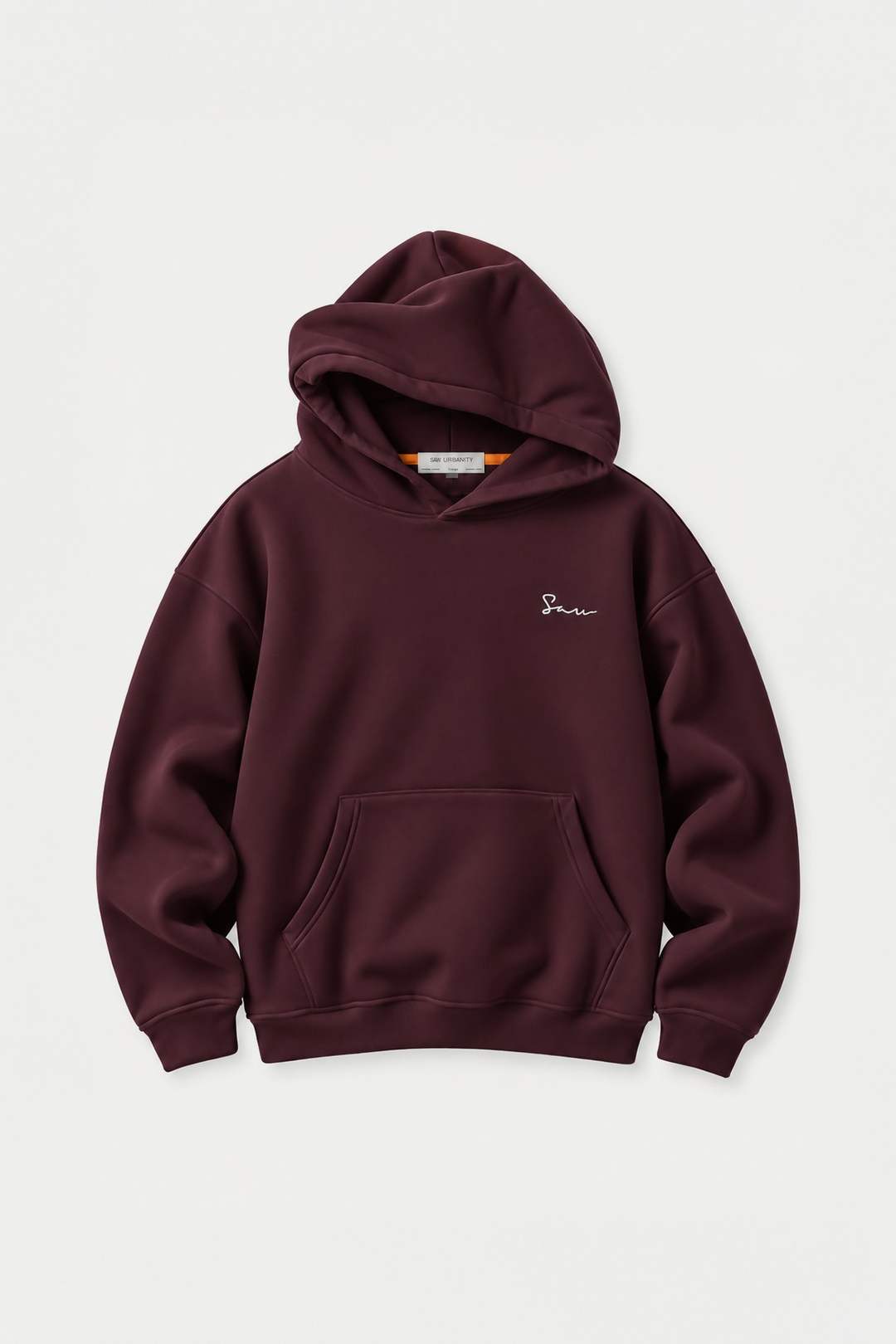 Unspoken Canvas Oversize Erkek Sweatshirt Mürdüm