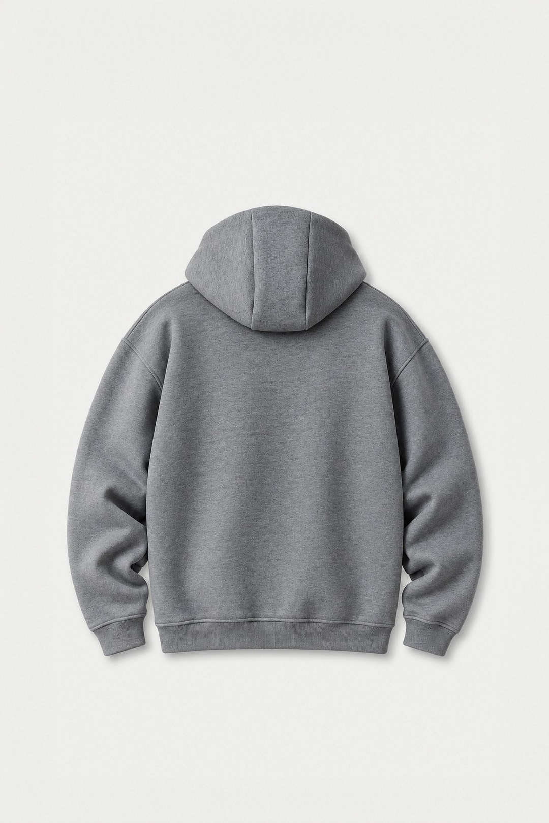 Urban Contour Oversize Erkek Fermuarlı Sweatshirt Antrasit