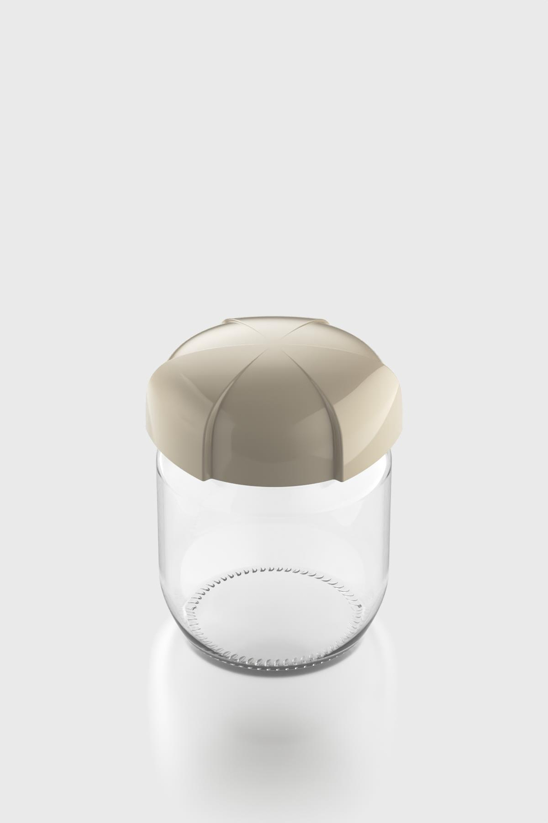 Renga Rhea 425 ml Cam Kavanoz 131010 Sütlü Kahve