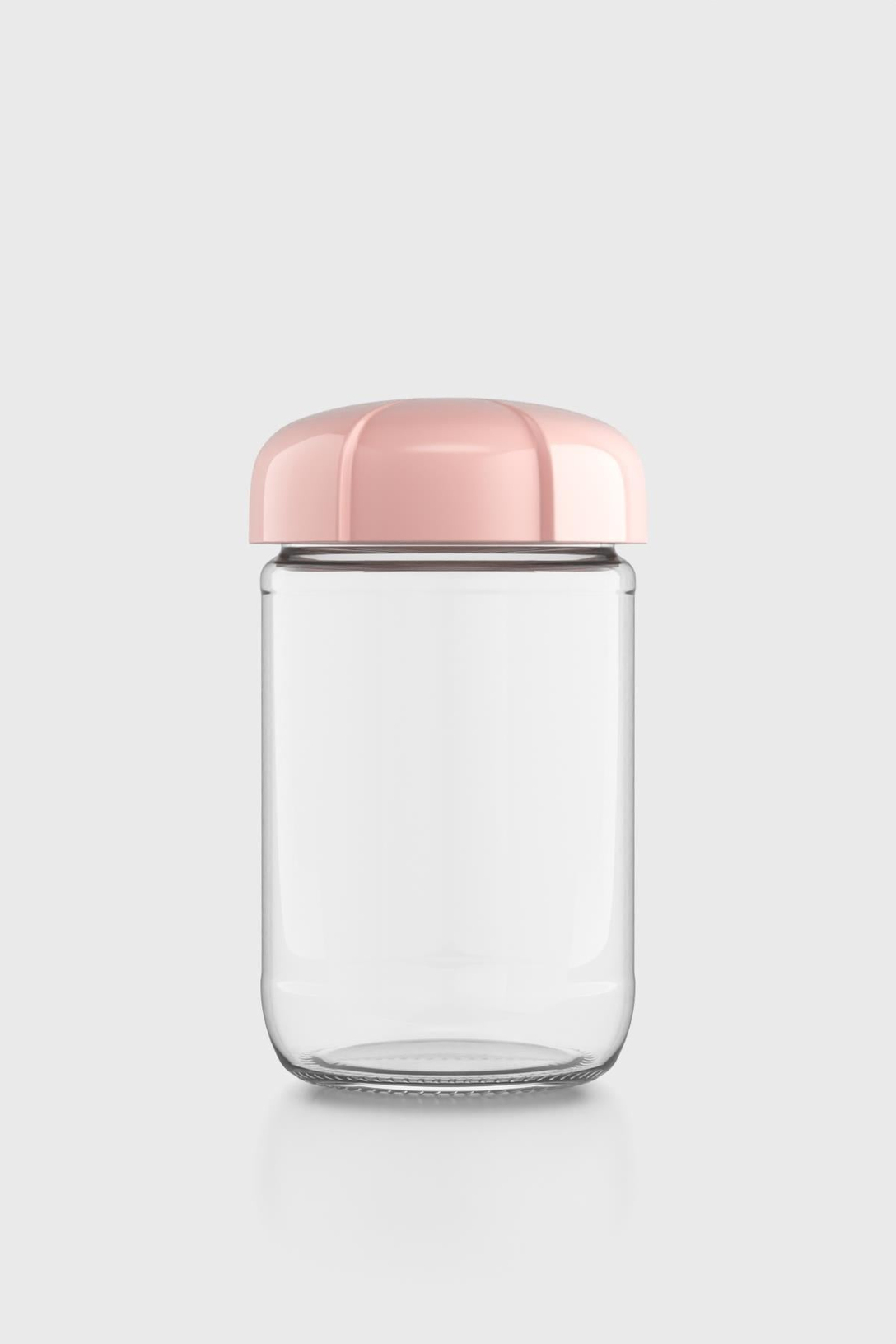 Renga Rhea 660 ml Pembe Kapaklı Cam Kavanoz 131011