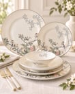  24 Parça 6 Kişilik Bird Garden Krem Yemek Takımı   