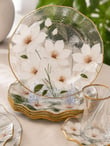  30 Parça Flora Elegance Servis Pasta Çay Takımı Gold
