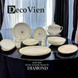  60 Parça Diamond 12 Kişilik Yemek Takımı Gold