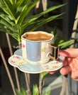  6lı Lissome Blue Kahve Fincanı Seti 90cc 
