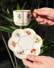  6lı Lissome Flower Kahve Fincanı Seti 90cc 