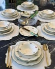 Vintage Rose Fulya 24 Parça 6 Kişilik Yemek takımı
