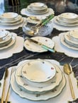 Vintage Rose Fulya 24 Parça 6 Kişilik Yemek takımı