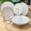 10 Parça Yaldızlı Pasta Seti Modern Milenyum