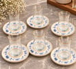 12 Parça 6 Kişilik Lalvera Blue Çay Seti