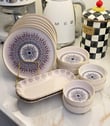 14 Parça Asya Purple Kahvaltı Takımı