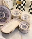 14 Parça Asya Purple Kahvaltı Takımı