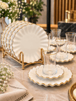 18 Parça Fold Pasta Çay Saati Seti Gold