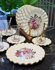 18 Parça Fold Rose Pasta Çay Saati Seti Gold