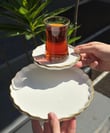 18 Parça Modern Daisy Pasta Çay Saati Seti