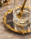 18 Parça Royal Gold İşlemeli Aynalı Çay Takımı