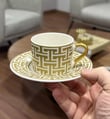 2 Kişilik Elegance Double Kahve Fincanı
