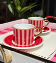 2 Kişilik Pink Double Kahve Fincanı