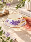 2 Kişilik Spring Purple Kahve Fincanı Seti
