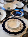 24 Parça 6 Kişilik Porselen Yemek Takımı Blue Atina