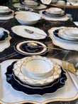 24 Parça 6 Kişilik Porselen Yemek Takımı Blue Atina