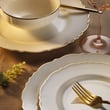 24 Parça 6 Kişilik Porselen Yemek Takımı Elegant Gold