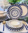 24 Parça Blue Arthur Porselen Yemek Takımı