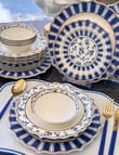 24 Parça Blue Arthur Porselen Yemek Takımı