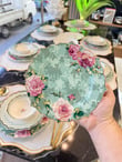 24 Parça Green Fleur Porselen Yemek Takımı Flowers
