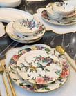 24 Parça Modern Flore Bird Yemek Takımı