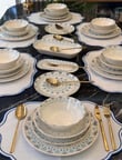 27 Parça Modern İstanbul Blue Yemek Takımı