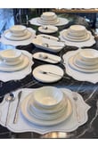 27 Parça Modern Pure Yemek Takımı Platin