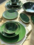 27 Parça Modern Terra Yemek Takımı Yeşil