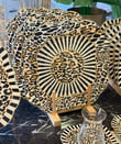 28 Parça Solid Leopard Altın Yaldızlı 6 Kişilik Pasta Çay Servis İkram Takımı