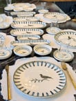 29 Parça Antik Bird Porselen Kahvaltı Takımı 