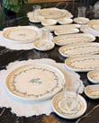 29 Parça Fleur Blue Porselen Kahvaltı Takımı 