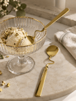 2'li Gold Kıvrımlı Tatlı & Dondurma Kaşığı