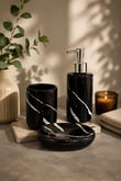 3 Parça Nero Line Black Banyo Seti