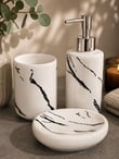 3 Parça Nero Line White Banyo Seti