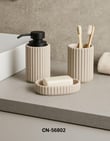3 Parça Pinterest Polyresin Banyo Seti Krem