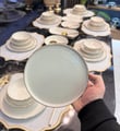 31 Parça Modern Krem Gold Yemek Takımı