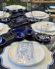 32 Parça İstanbul Blue Wind Kahvaltı Takımı Gold